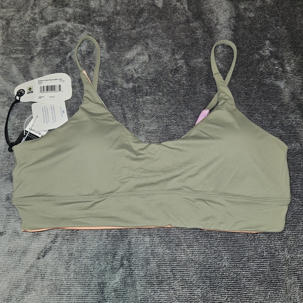 NWT PRANA Willow Falls Swim Top Reversible Women's Waves SIZE MEDIUM - Picture 4 of 4